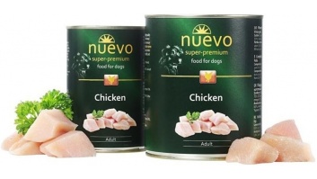 NUEVO консервы для собак с курицей, 800гр