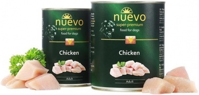 NUEVO консервы для собак с курицей, 800гр