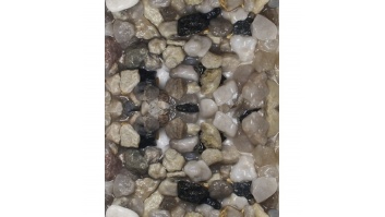 Аквариумный грунт Nr.6, 3кг, цветные (серые) средние камни.