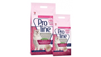 Kaķu smiltis Pro line ar bērnu pūdera smaržu, 5l (PCL-003)