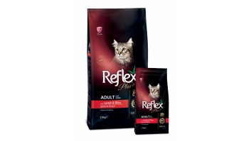 REFLEX сухой корм для котов с бараниной 32/14, 15кг