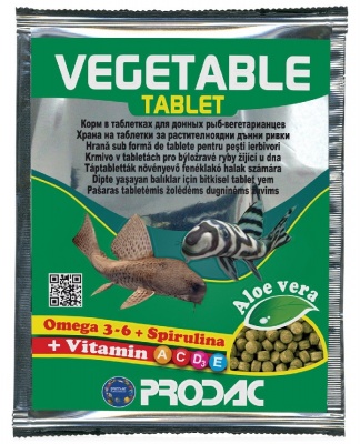 Prodac Vegetable Tablet barība samiem tabletēs, 15g (51881)