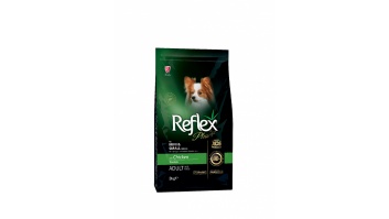 REFLEX PLUS сухой корм для взрослых собак маленьких пород с курицей 26/15, 3кг