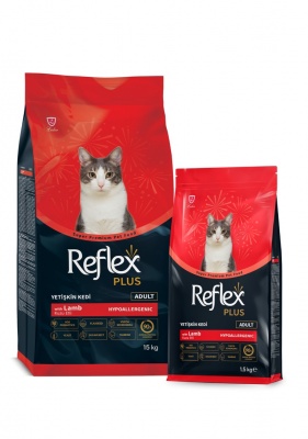REFLEX kaķu sausā barība ar jēru 32/14, 1.5kg (RFP-030)