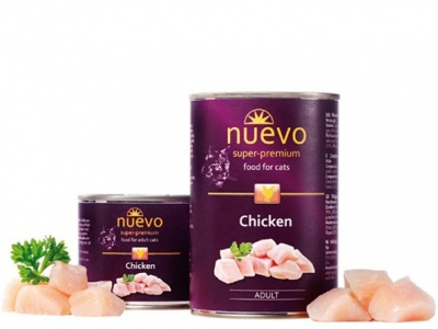 Nuevo konservi kaķiem ar vistu, 200gr