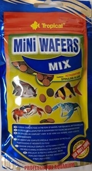 MINI WAFERS MIX корм в виде таблеток для сомов и ракообразных, 90гр