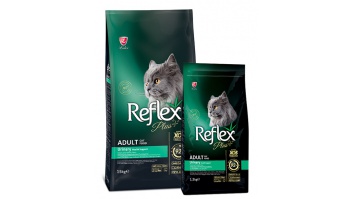 REFLEX PLUS URINARY сухой корм для котов с курицей 34/12, 15кг.