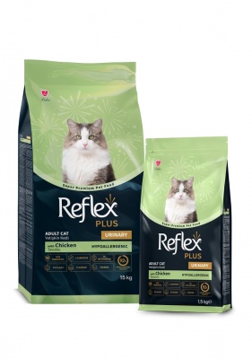 Reflex plus sausā barība kaķiem ar vistu URINARY 34/12, 15kg (RFP-041)