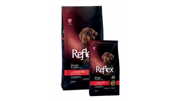 REFLEX PLUS сухой корм для щенков(средних и больших пород) с бараниной, 15кг