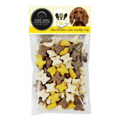 FINE DOG Cepumi Mini kauliņi vaniļas 150gr (07001)