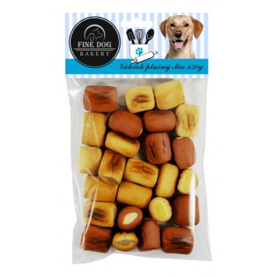 FINE DOG Cepumi Rullītis ar pildījumu MIX, 150g (07005)