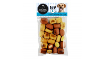 FINE DOG Cepumi Rullītis ar pildījumu MIX, 150g (07005)