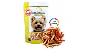 FINE DOG mini sendviči ar liellopu suņiem, 80gr (00970)