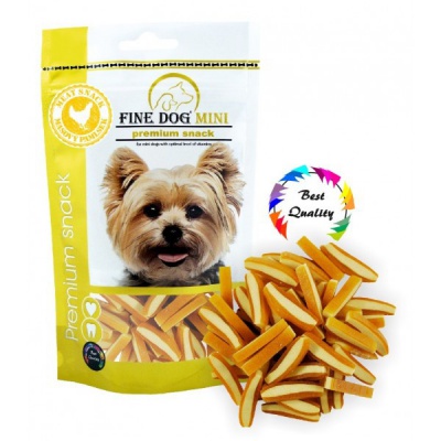 FINE DOG mini sendviči ar vistu suņiem, 80gr (00972)