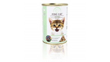 FINE CAT консервы для котят с мясом птицы (кусочки в соусе), 415гр