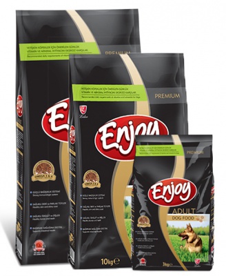 Enjoy sausā barība ar vistas gaļu pieaugušiem suņiem 10kg (ENJ-002)