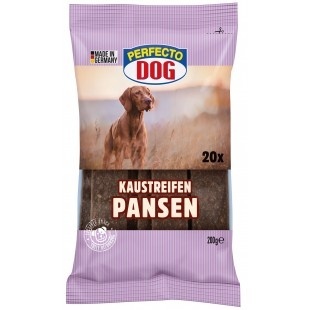 Perfecto Dog gaļas plāksnes ar l/l kuņģi 200g (1233PE)