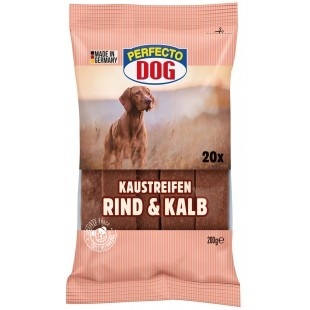 Perfecto dog gaļas plāksnes ar liellopu un teļu 200g (1234PE)