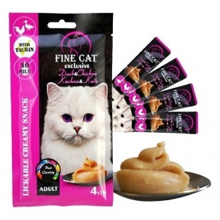 Fine Cat krēmīga mērcīte ar VISTU un PĪLI 60g (8053)